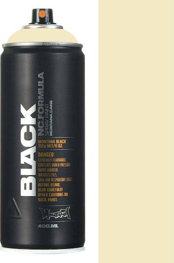 Montana Cans Σπρέι Βαφής BLK με Ματ Εφέ Ivory 400ml
