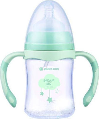 Kikka Boo Plastic Bottle Cloud Anti-Colic with Silicone Nipple for 3+ months Mint 180ml 1pcs 31302020059