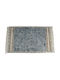 ArteLibre Rug Rectangular Cotton with Fringes Gray