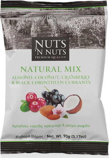 Nuts 'n Nuts Бадеми, Кокос, Кранбери & Черно Стафидо Смесете 90гр