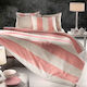 Guy Laroche Brand Set King Size Bed Sheets 270x260cm Coral