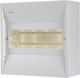 Hager Mini Gamma Wall mounted 8-Elements Fuse Box with 1 Row W182xH180xD82mm