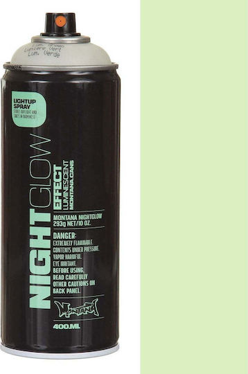 Montana Cans Spray Farbe Nightglow Acryl mit Matt Effekt Grün 400ml