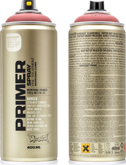 Montana Cans Σπρέι Αστάρι Primer Metal με Μεταλλικό Εφέ Χρυσό 400ml