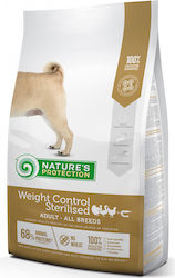 Nature's Protection Weight Control Sterilised Adult 12kg Trockenfutter Diät für sterilisierte erwachsene Hunde mit Mais, Geflügel und Reis