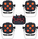 Stairville Bewegtes Licht LED PAR Quad Par Profile 5x8W 25° RGBW