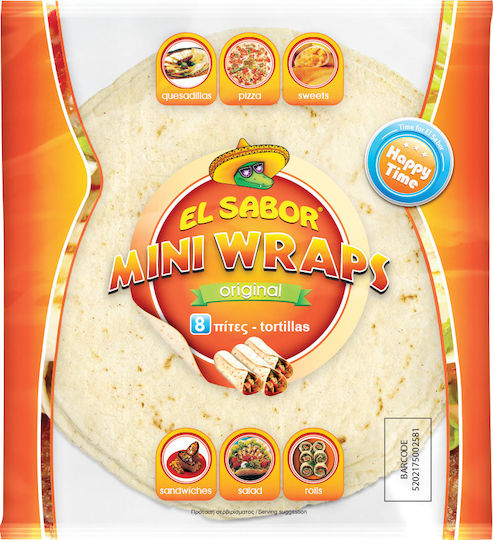 El Sabor Тортила Mini Wraps 12cm 144gr 8бр