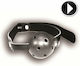 Sportsheets Sex & Mischief Breathable Ball Gag Gag in Black Color
