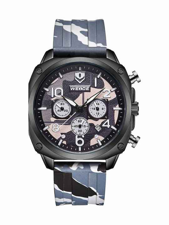 Weide Men's Watch Battery with Rubber Strap