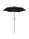 Umbrella Floor Round Aluminum Black D2m