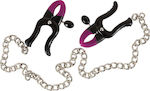 You2Toys Silicone Nipple Clamps Chain Nipple Clamps in Purple Color