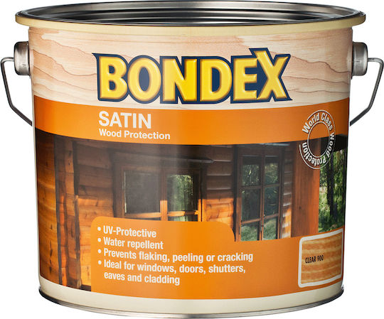 Bondex Wood Protection Βερνίκι Εμποτισμού 900 Άχρωμο Σατινέ 2.5lt