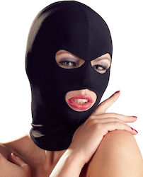 You2Toys Bad Kitty Head Mask Eyes & Mouth Mască BDSM în Culoare Negru