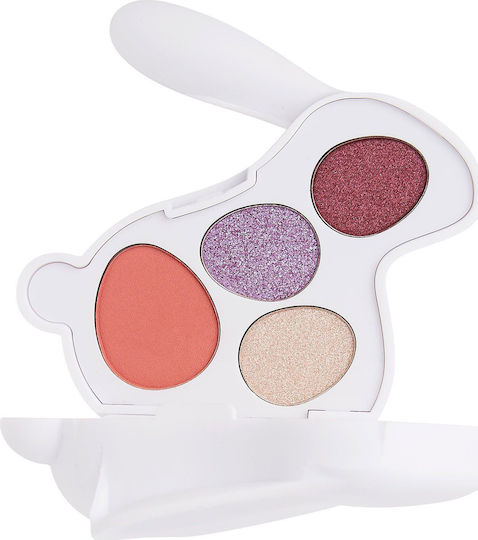 Revolution Beauty Bunny Παλέτα με Σκιές Ματιών σε Στερεή Μορφή Fluffy 4.8gr