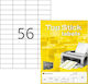 Topstick 5600 Etichete autoadezive A4 Dreptunghiulare 52.5x21.2mm