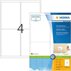 Herma 400 Αυτοκόλλητες Ετικέτες Α4 Ορθογώνιες 99.1x139mm