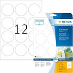 Herma 300 Self-Adhesive Round A4 Labels 60mm