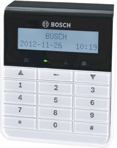 Bosch IUI-AMAX4-TEXT Πληκτρολόγιο Συναγερμού με Οθόνη σε Λευκό Χρώμα