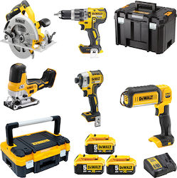 DEWALT DCK500P3T Akkubetriebene Werkzeugsets