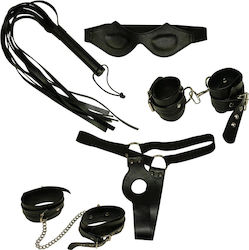 You2Toys Bad Kitty Kit Bondage Xtreme Kit BDSM În Culoare Neagră 7 Bucăți