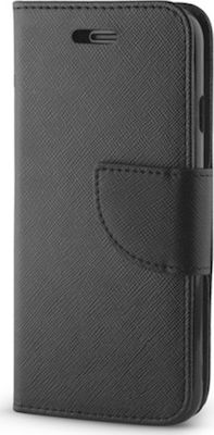 Fancy Synthetic Leather Wallet Black (Galaxy S20 Ultra)