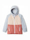 DALBY SPRINGS Waterproof Kids Sports Short Coat with Hood Grey