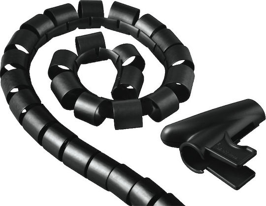 HAMA Σπιράλ Cable Bundle Tube 30mm 1.5m Μαύρο