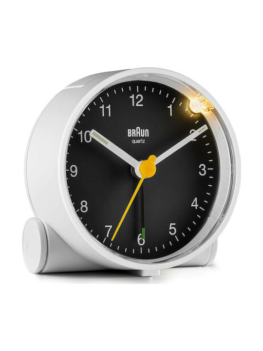 Braun Επιτραπέζιο Ρολόι με Ξυπνητήρι BC 01 WB 67006