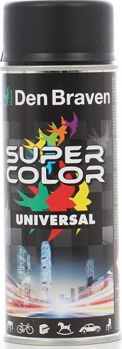 Bostik Den Braven Spray Paint SC Universal with Matt Effect Black RAL 9005 400ml