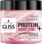 Schwarzkopf Μάσκα Μαλλιών Gliss Protein+ Shine για Λάμψη 400ml