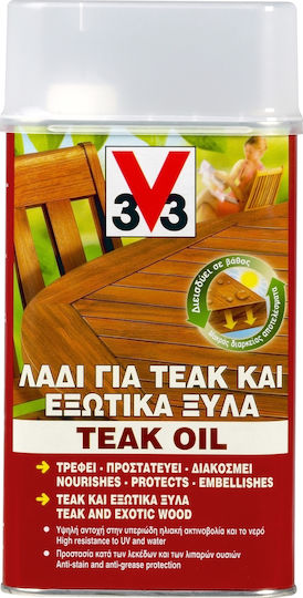 V33 Teak Oil Тиково масло за Вода Безцветен Мат 500мл