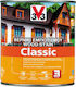 V33 Classic Woodstain Auf Lösemittelbasis Kiefer Satin,σατεν 750ml