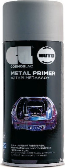 Cosmos Lac Spray Primer Metal Primer with Metallic Effect White 400ml