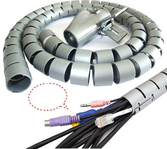 CHS Σπιράλ Καλωδίων CHT-25A CHS 25mm 2m Γκρι 1τμχ