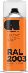 Cosmos Lac Spray Paint Premium Acrylic Pastel Orange RAL 2003 400ml Cosmos Lac Spray Paint Premium Acrylic Pastel Orange RAL 2003 400ml