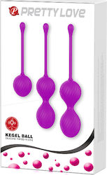 Pretty Love Kegel Balls Three In One Purple