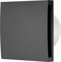 Europlast Wall-mounted Ventilator Bathroom 100mm Gray
