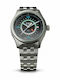 Traser P59 Aurora GMT Herrenuhr 42mm Batterie mit Silber Metallarmband