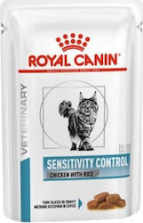 Royal Canin Sensitivity Control Wet Food for Neutered Adult Cat in Pouch with Chicken 85gr