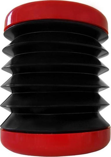 Autoline Car Cup Holder Onyx Harmonica 1 Position with Adhesive Tape in Red Color