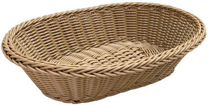 AGC Brotkorb Geflecht Beige 18.5x18.5x7cm