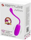 Pretty Love Julius Vibrator Egg 19.6cm Purple