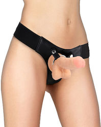 Shots OUCH Realistic Strap-On Harnașament cu Di...