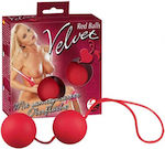 You2Toys Velvet Balls Вагинални топки Червени