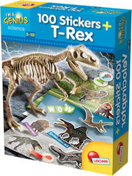 Lisciani Giochi T-Rex & 100 Αυτοκόλλητα Lehrspielzeug Dinosaurier Ich bin ein Genie für 5-10 Jahre