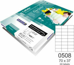 Rayfilm 2400 Αυτοκόλλητες Ετικέτες Α4 Ορθογώνιες Everyday 70x37mm