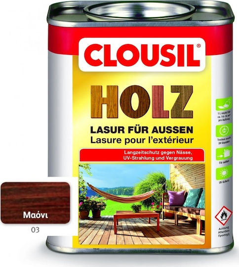Clou Clousil Holz Impregnation Varnish Solvent Based 03 Mahogany 2.5lt