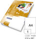 Rayfilm 100 Αυτοκόλλητες Ετικέτες Α4 Ορθογώνιες Office 210x297mm