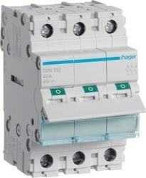 Hager Διακόπτης Ράγας 400V 32A
