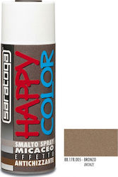 Saratoga Σπρέι Βαφής Happy Micaceo Bronze 400ml 24τμχ Saratoga Σπρέι Βαφής Happy Micaceo Bronze 400ml 24τμχ